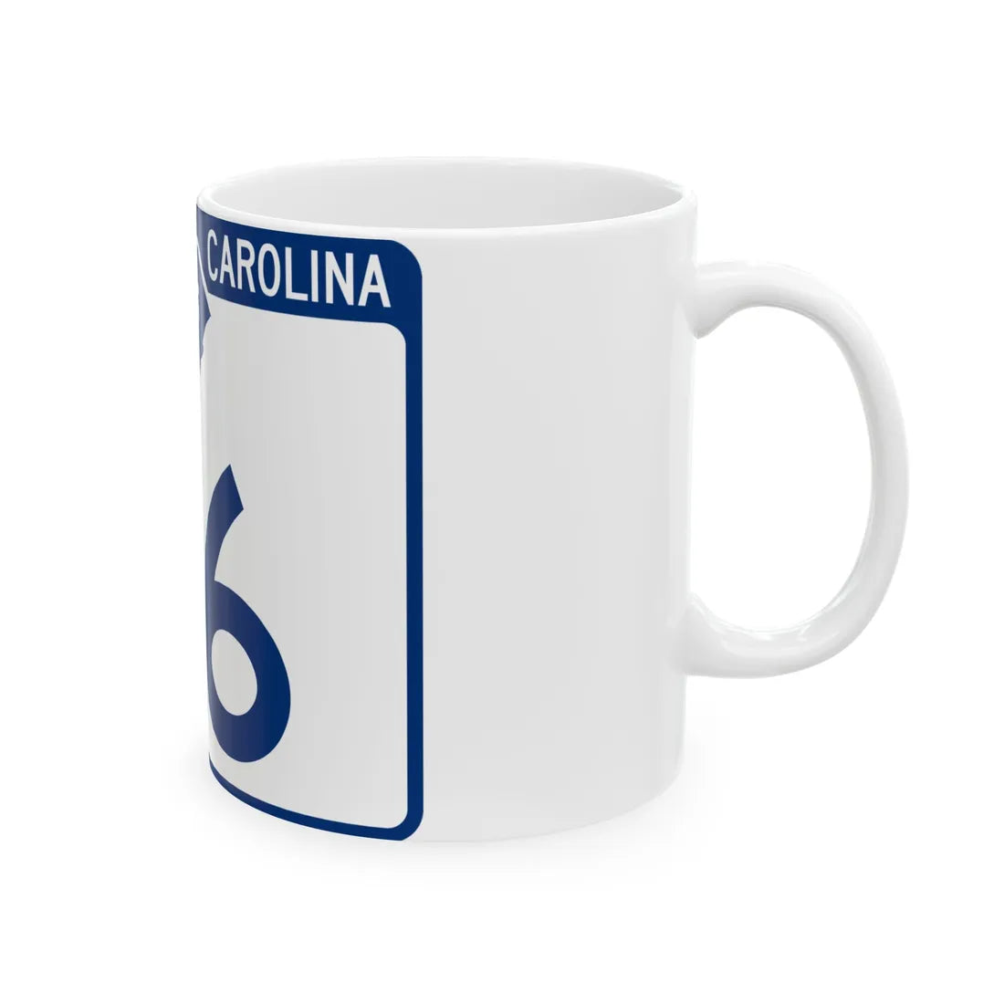 South Carolina 96 (South Carolina) (Road Sign) White Coffee Mug - Go Mug Yourself