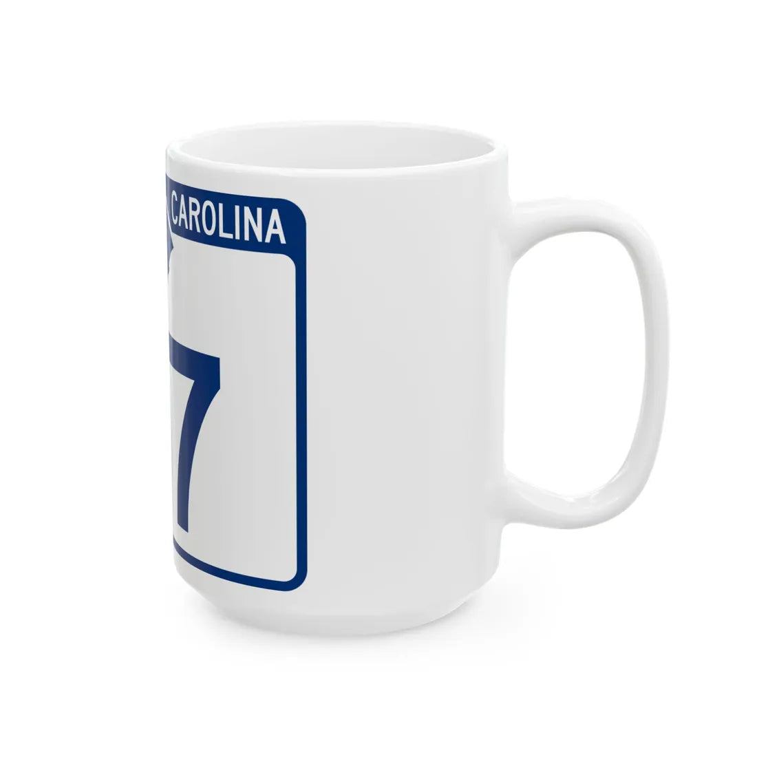 South Carolina 97 (South Carolina) (Road Sign) White Coffee Mug - Go Mug Yourself