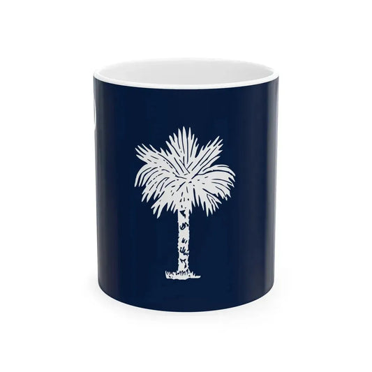 South Carolina Flag Design A (United States) White Coffee Mug 11oz - Go Mug Yourself