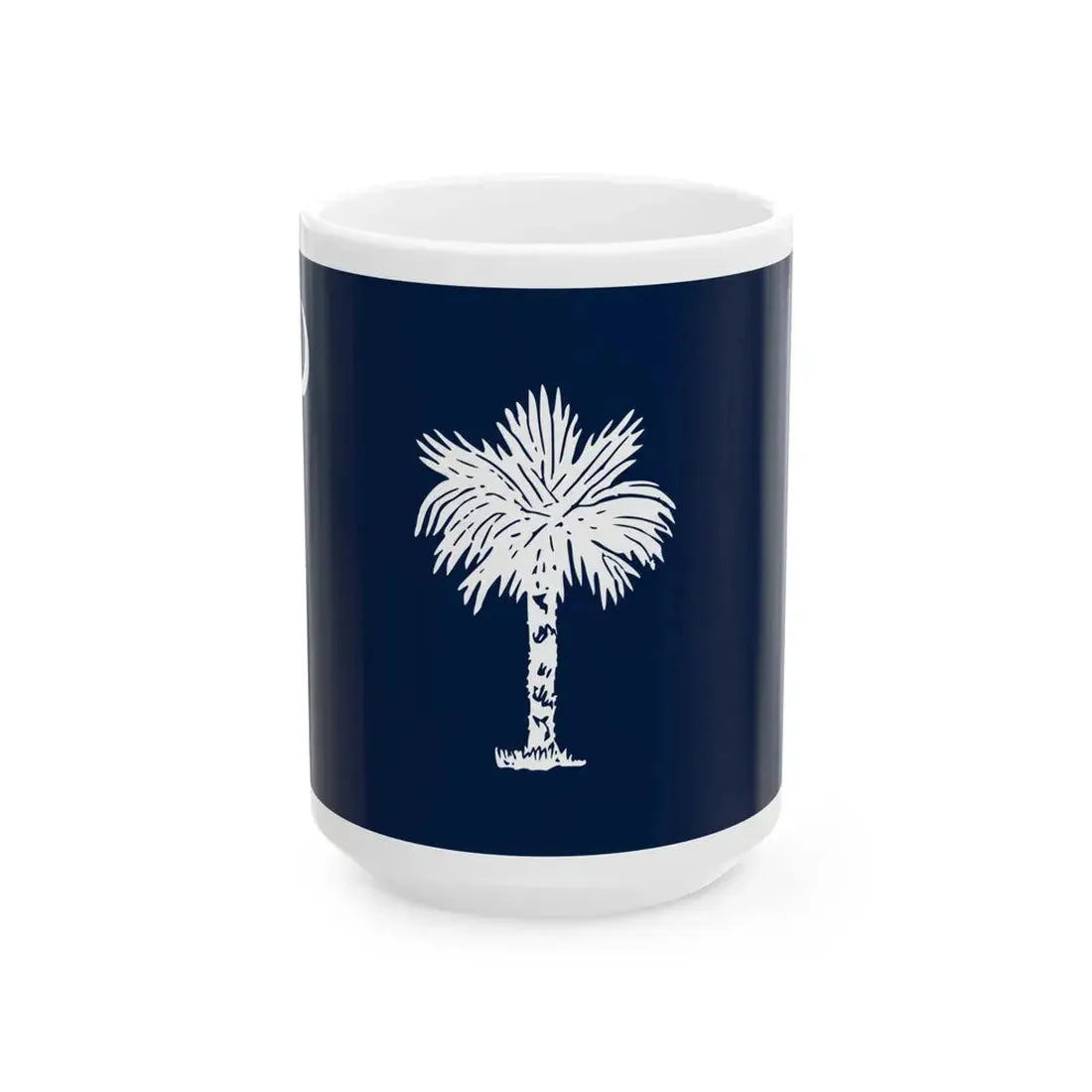 South Carolina Flag Design A (United States) White Coffee Mug 15oz - Go Mug Yourself