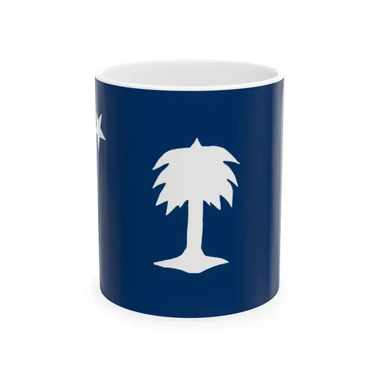 South Carolina Palmetto Flag 1830-1860 (United States) White Coffee Mug 11oz - Go Mug Yourself