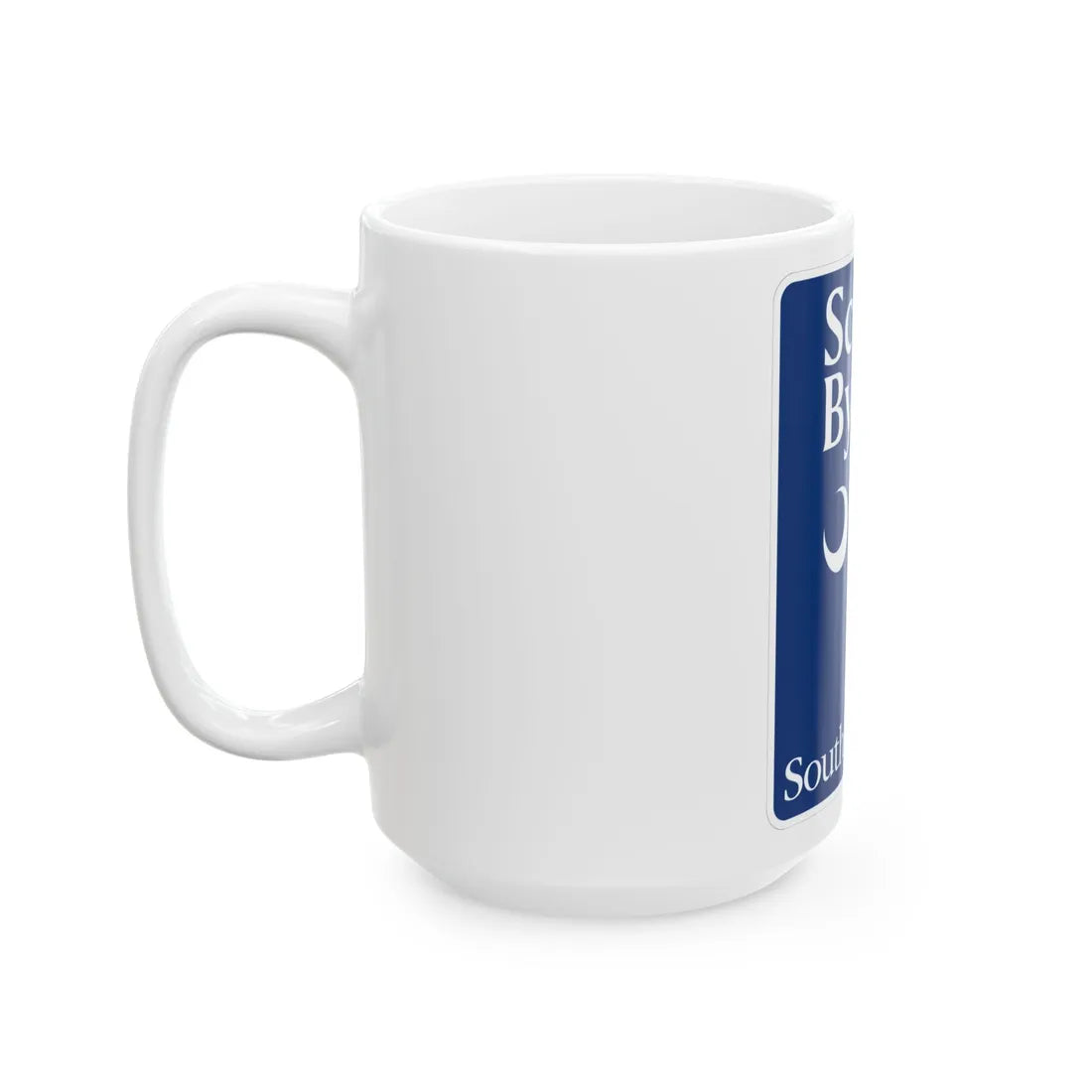 South Carolina Scenic Byway (South Carolina) (Road Sign) White Coffee Mug - Go Mug Yourself