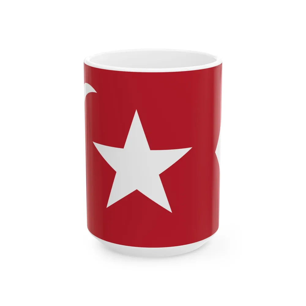 South Carolina Secession Flag (United States) White Coffee Mug 15oz - Go Mug Yourself