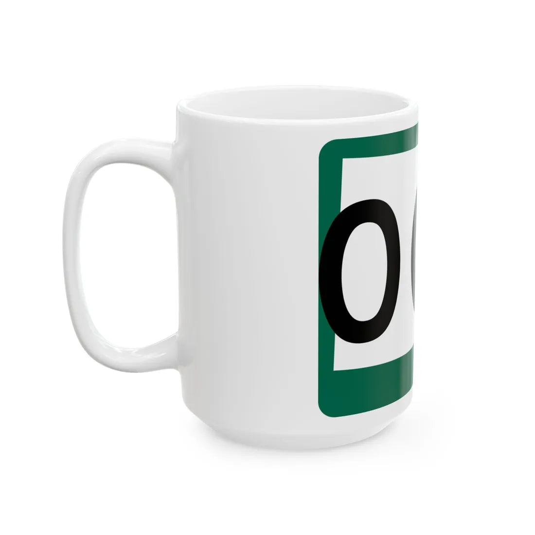 South Dakota 000 (South Dakota) (Road Sign) White Coffee Mug - Go Mug Yourself