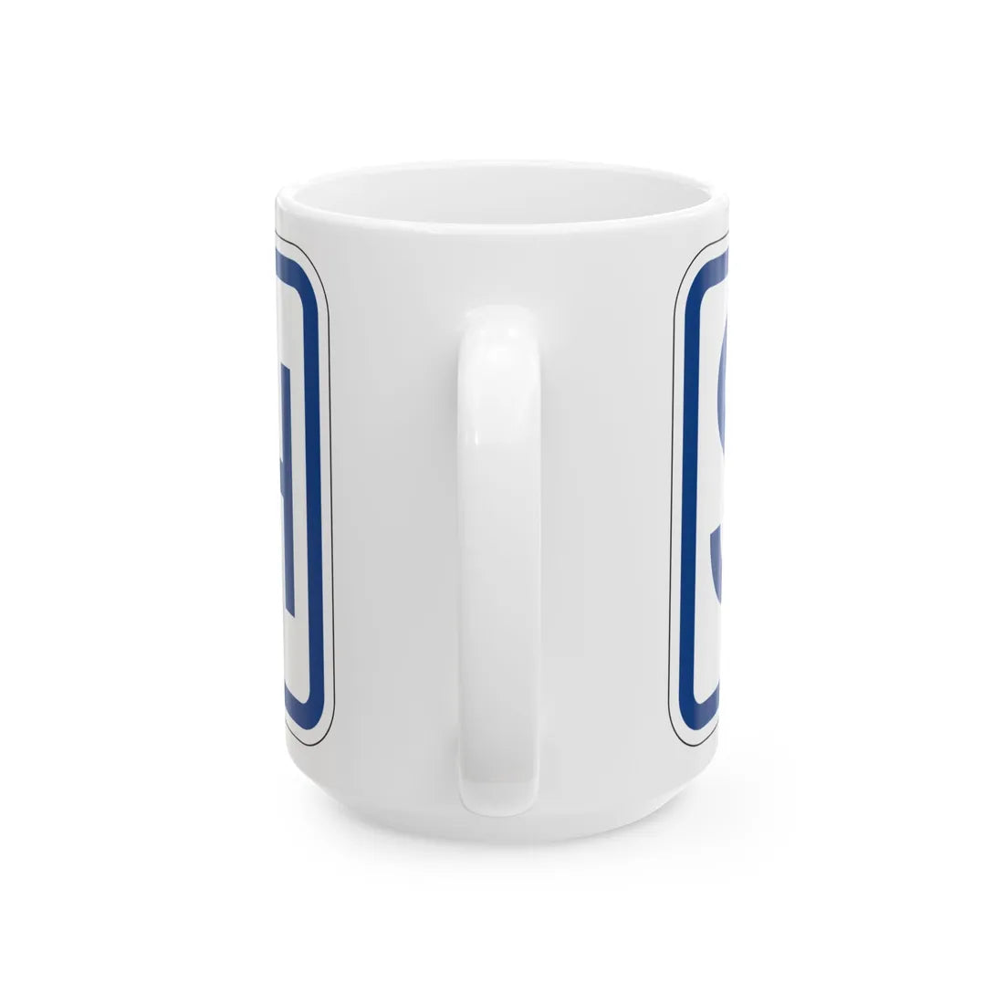South plate South Carolina (South Carolina) (Road Sign) White Coffee Mug - Go Mug Yourself