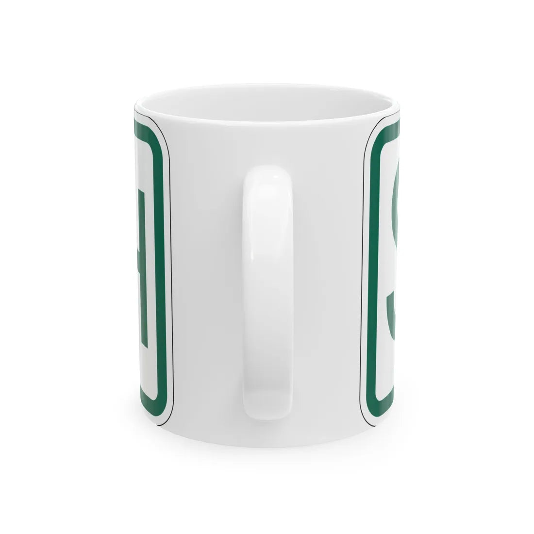 South plate Vermont (Vermont) (Road Sign) White Coffee Mug - Go Mug Yourself