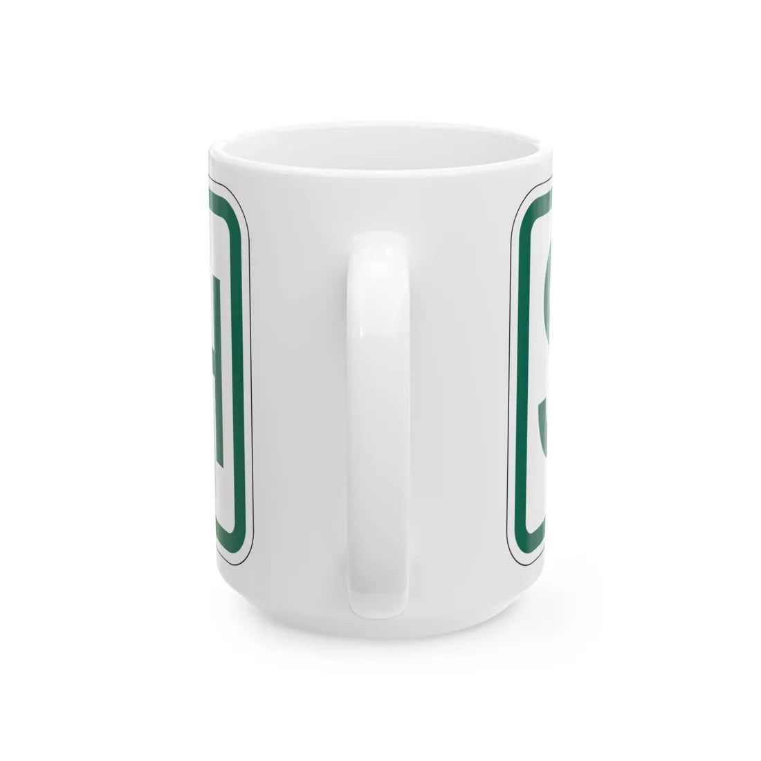 South plate Vermont (Vermont) (Road Sign) White Coffee Mug - Go Mug Yourself