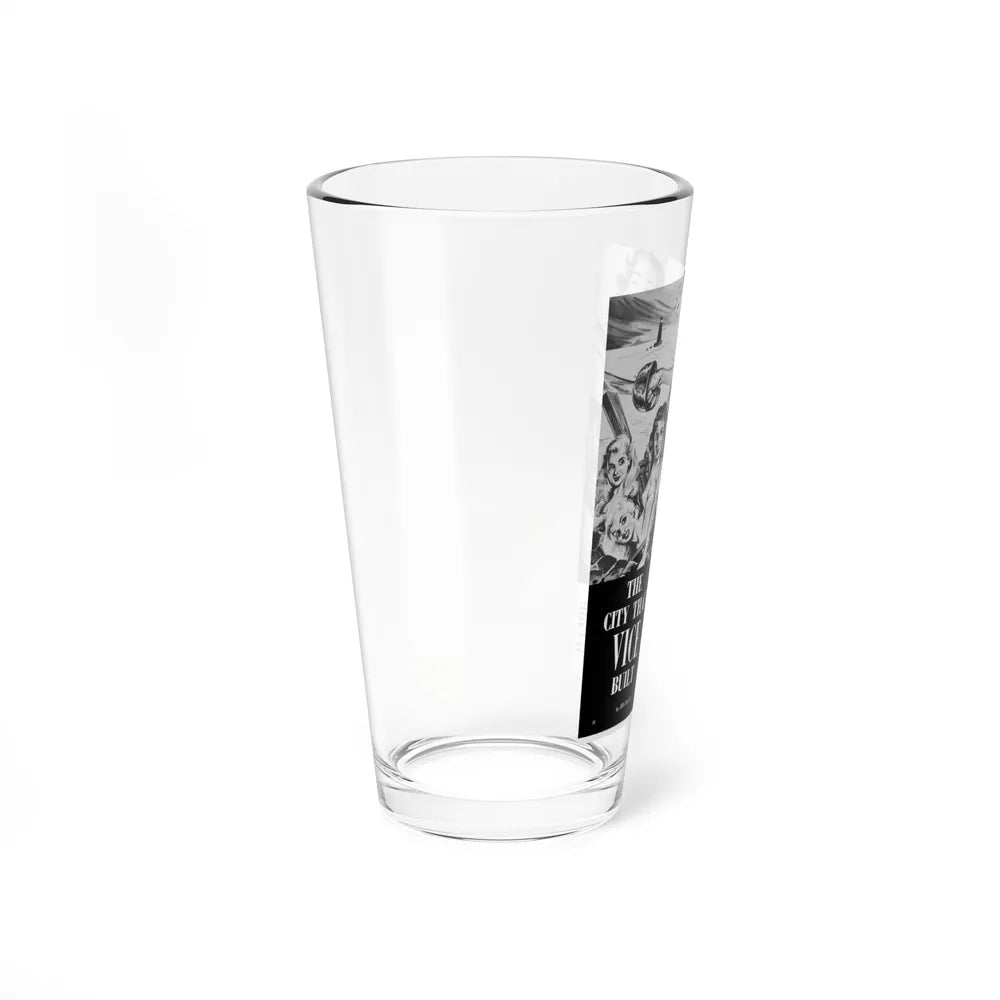 South-Sea-Stories-November-1962-3 (Magazine Illustration) Pint Glass 16oz - Go Mug Yourself