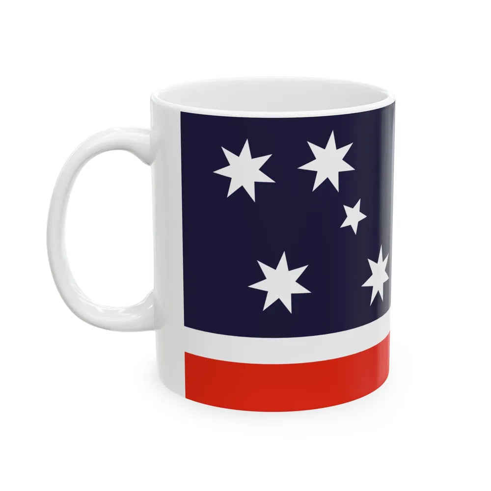 Southern Cross Flag 1984 Australian Flag Proposal (Australia) White Coffee Mug - Go Mug Yourself