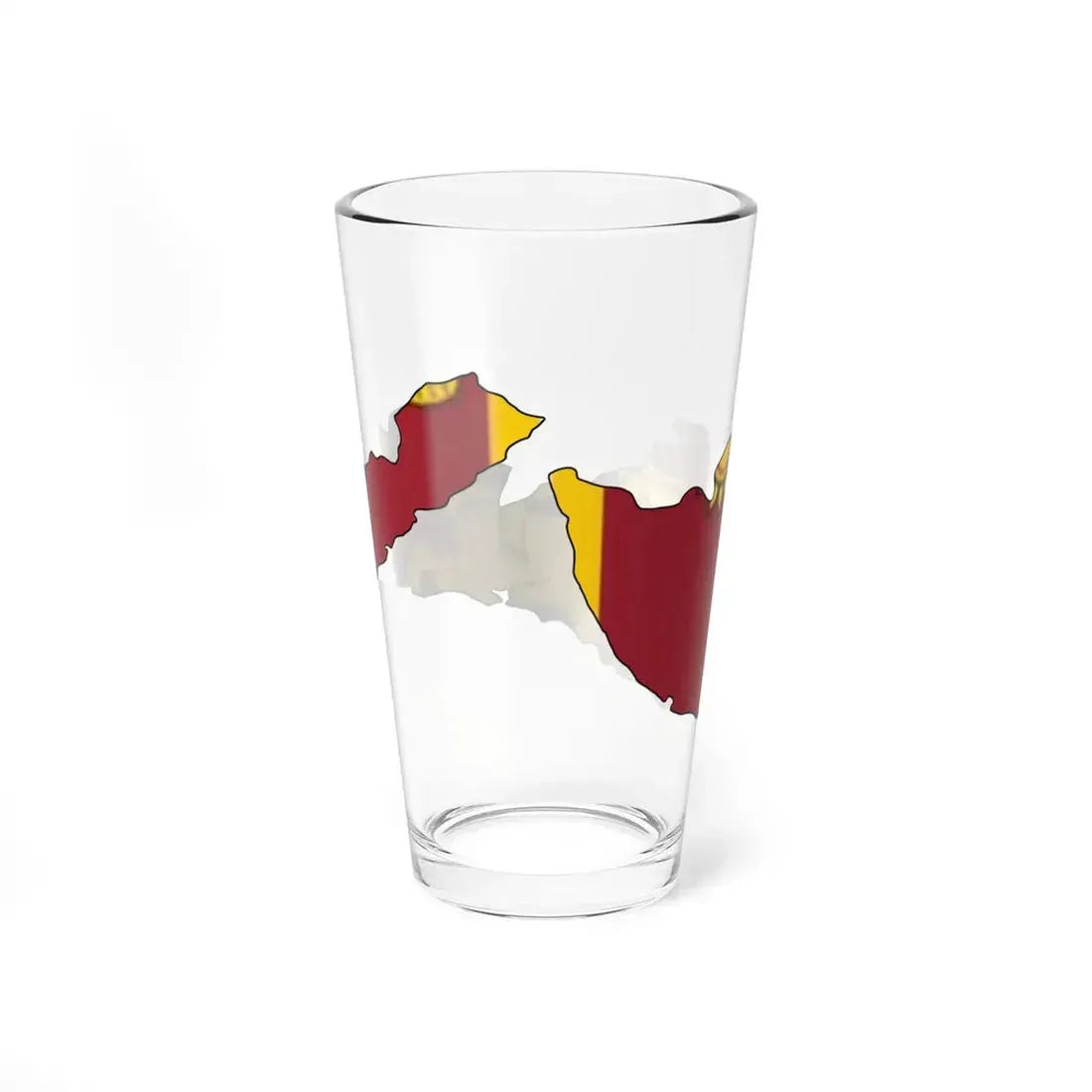Southern Province Flag-map (Sri Lanka) Pint Glass 16oz - Go Mug Yourself
