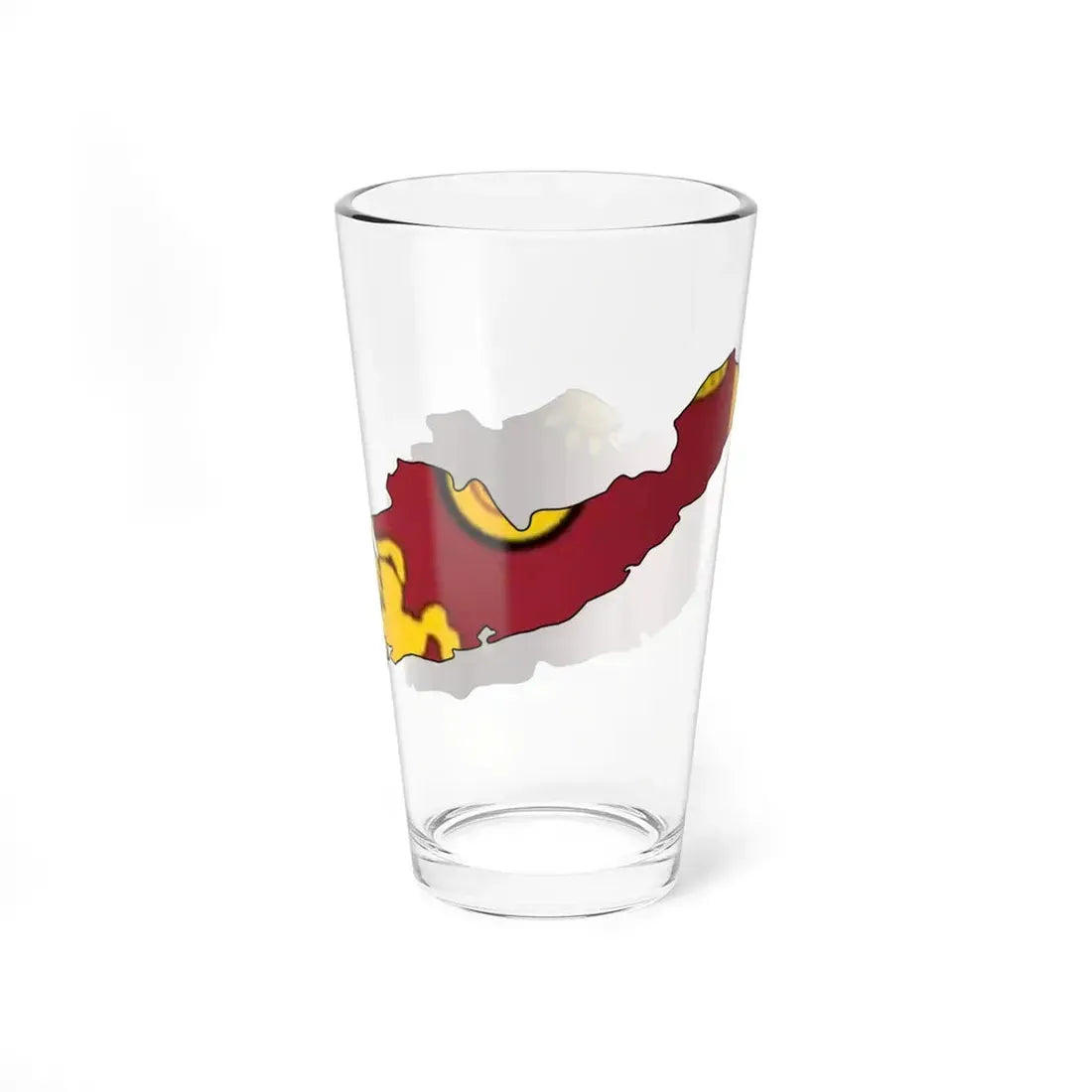 Southern Province Flag-map (Sri Lanka) Pint Glass 16oz - Go Mug Yourself
