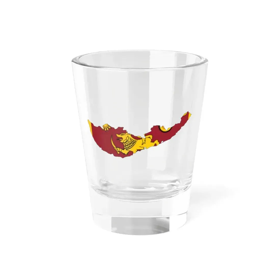 Southern Province Flag-map (Sri Lanka) Shot Glass 1.5oz 1.5oz - Go Mug Yourself