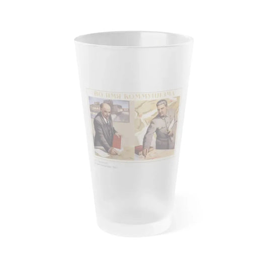 Soviet Era Poster 105 - Frosted Pint Glass 16oz Default Title - Go Mug Yourself