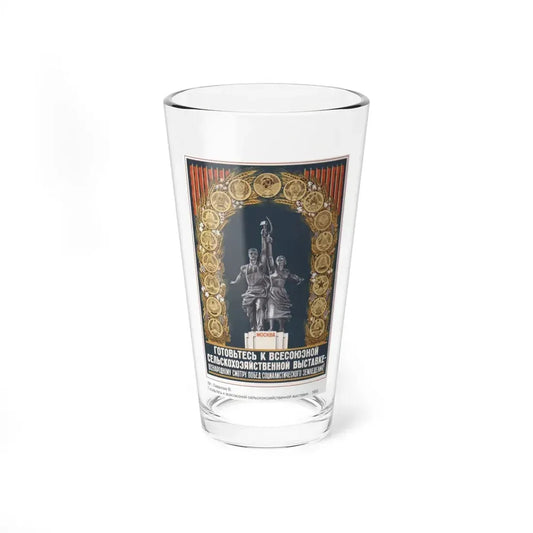 Soviet Era Poster 12 - Pint Glass 16oz 16oz - Go Mug Yourself