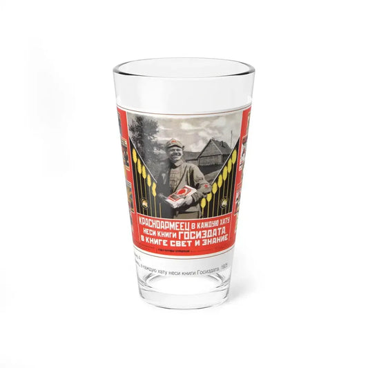 Soviet Era Poster 120 - Pint Glass 16oz 16oz - Go Mug Yourself