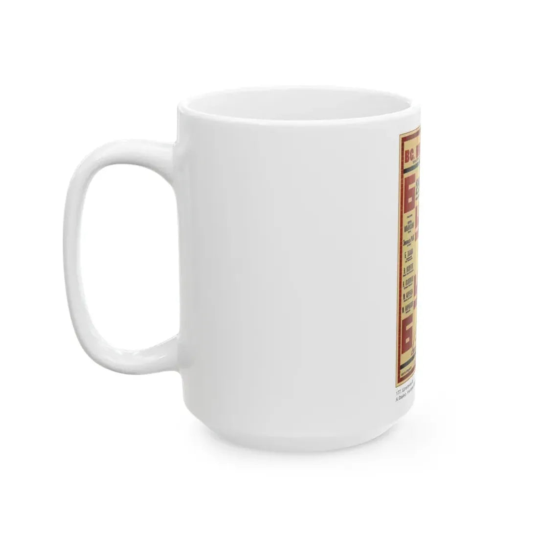 Soviet Era Poster 122 - White Coffee Mug - Go Mug Yourself