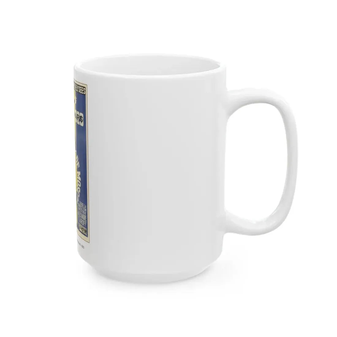 Soviet Era Poster 129 - White Coffee Mug - Go Mug Yourself