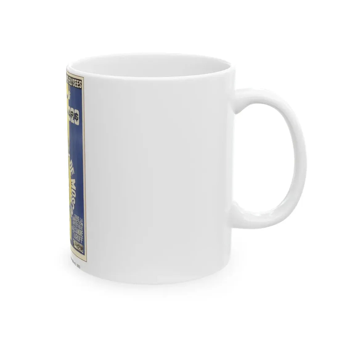Soviet Era Poster 129 - White Coffee Mug - Go Mug Yourself
