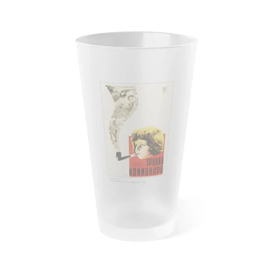 Soviet Era Poster 134 - Frosted Pint Glass 16oz 16oz Frosted - Go Mug Yourself