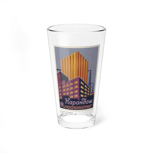 Soviet Era Poster 135 - Pint Glass 16oz 16oz - Go Mug Yourself
