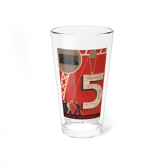 Soviet Era Poster 139 - Pint Glass 16oz 16oz - Go Mug Yourself