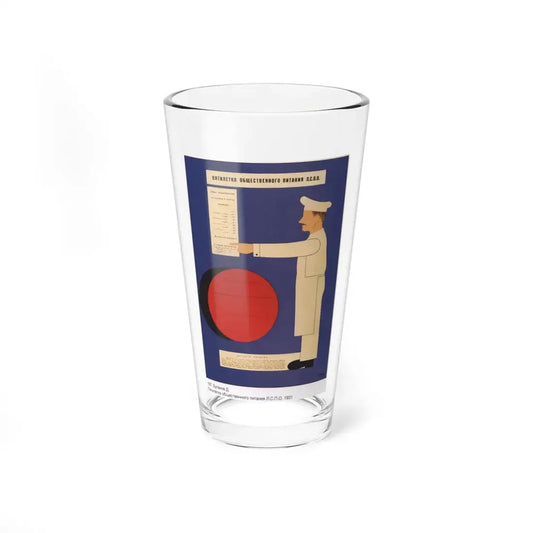 Soviet Era Poster 140 - Pint Glass 16oz 16oz - Go Mug Yourself