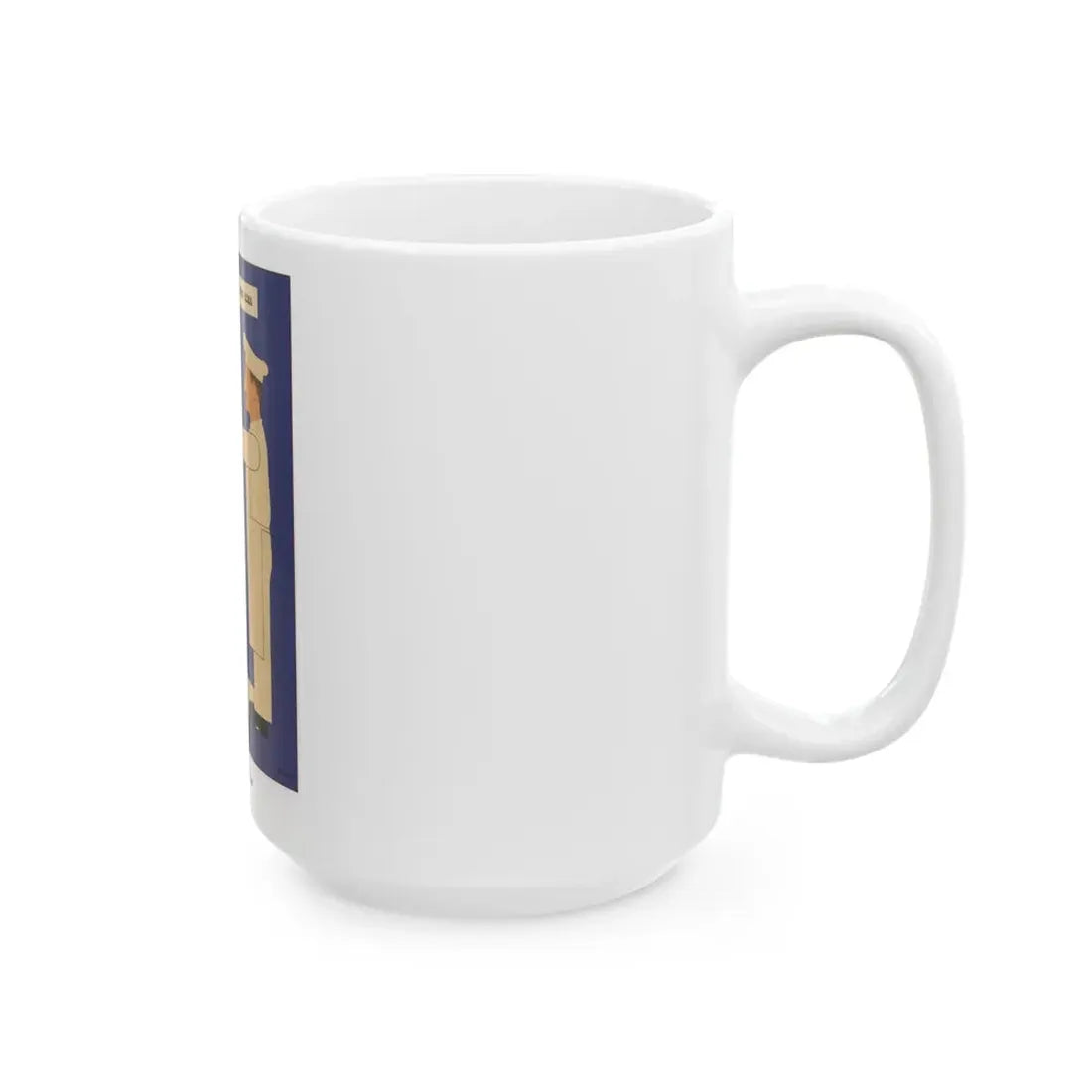 Soviet Era Poster 140 - White Coffee Mug - Go Mug Yourself