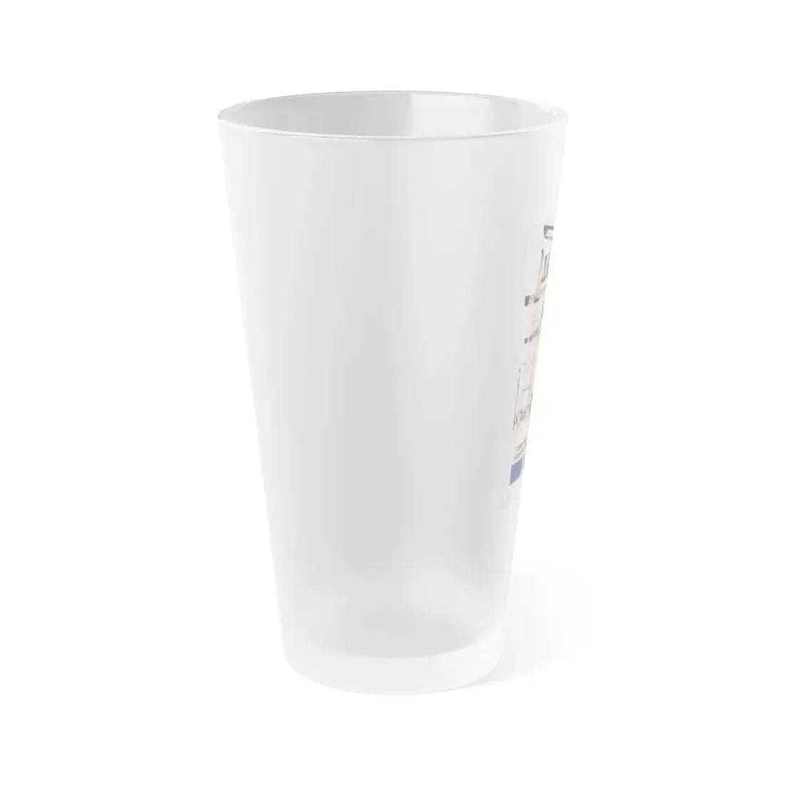 Soviet Era Poster 150 - Frosted Pint Glass 16oz - Go Mug Yourself