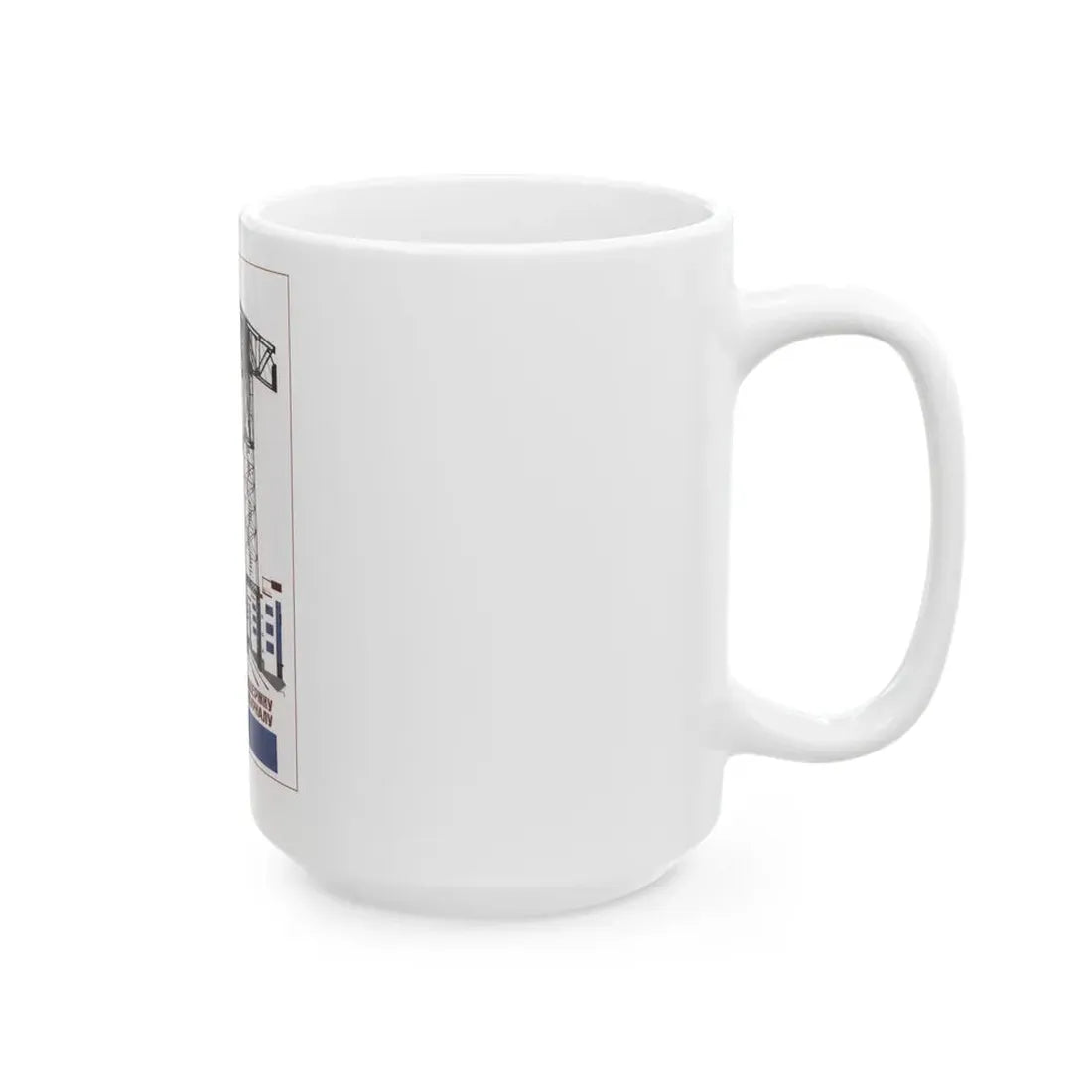 Soviet Era Poster 150 - White Coffee Mug - Go Mug Yourself