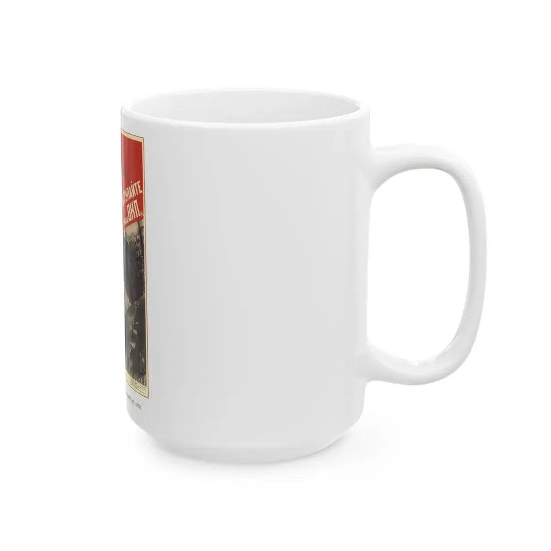 Soviet Era Poster 154 - White Coffee Mug - Go Mug Yourself
