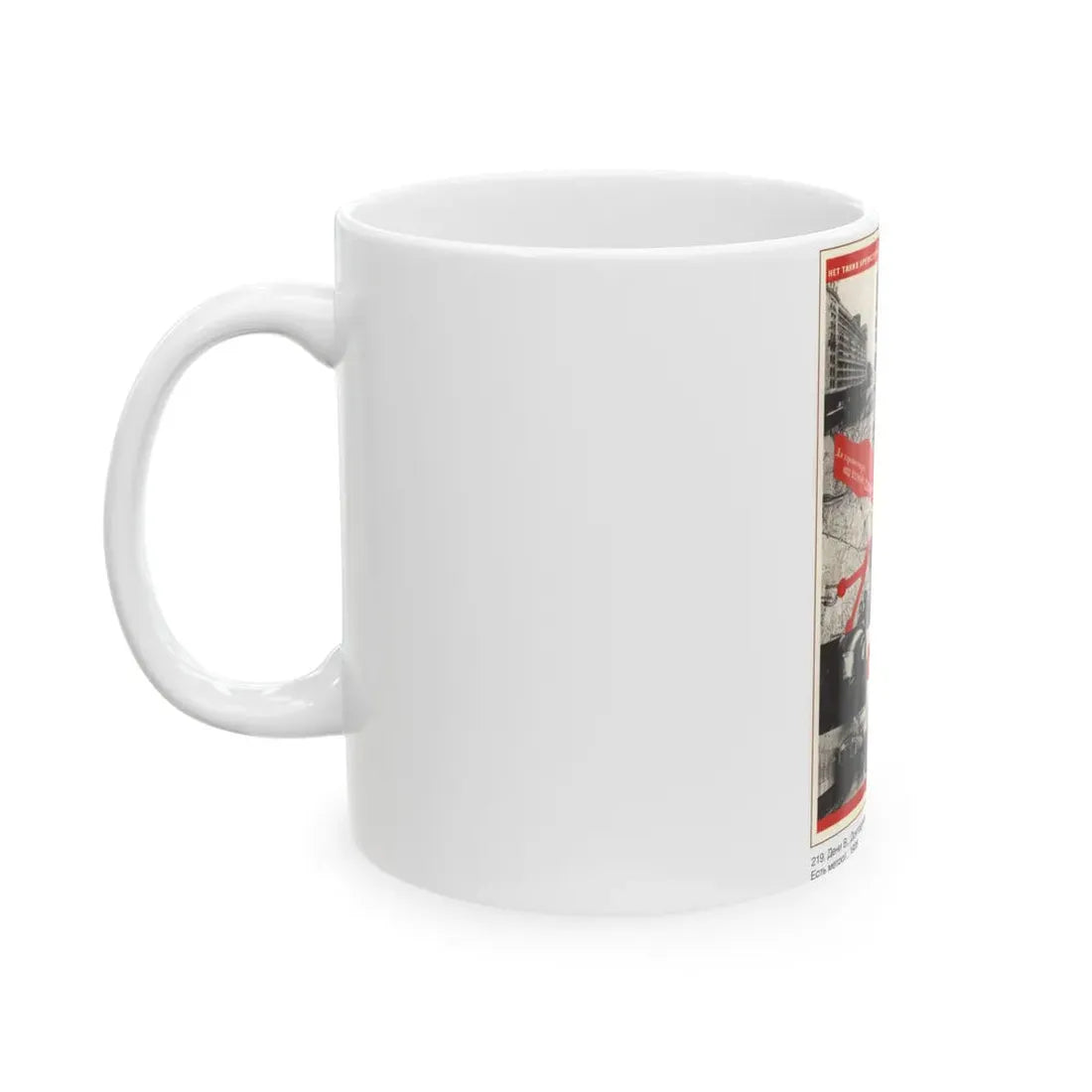 Soviet Era Poster 164 - White Coffee Mug - Go Mug Yourself