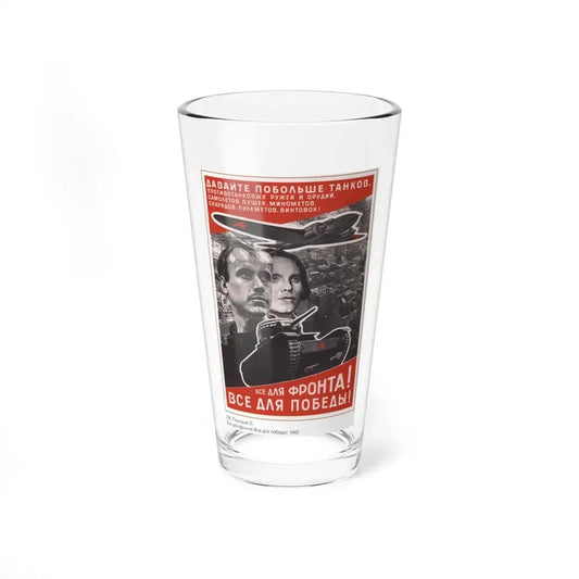 Soviet Era Poster 171 - Pint Glass 16oz 16oz - Go Mug Yourself