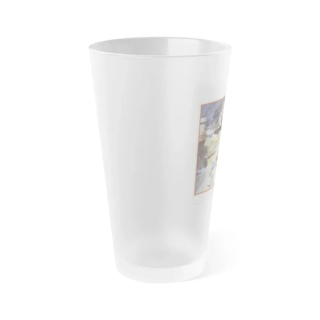 Soviet Era Poster 193 - Frosted Pint Glass 16oz - Go Mug Yourself