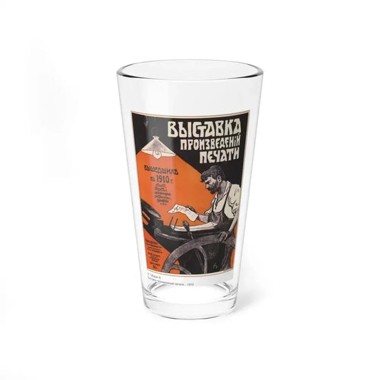 Soviet Era Poster 208 - Pint Glass 16oz 16oz - Go Mug Yourself