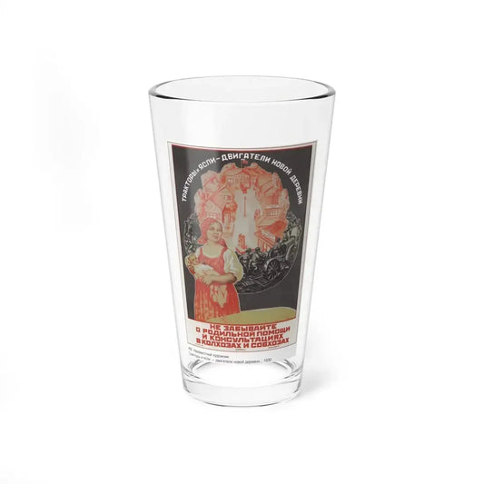 Soviet Era Poster 229 - Pint Glass 16oz 16oz - Go Mug Yourself