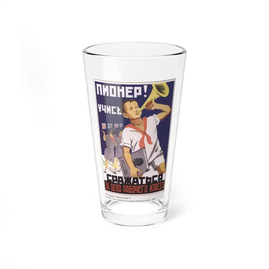 Soviet Era Poster 230 - Pint Glass 16oz 16oz - Go Mug Yourself