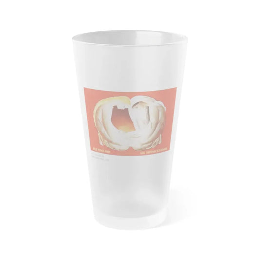 Soviet Era Poster 264 - Frosted Pint Glass 16oz 16oz Frosted - Go Mug Yourself