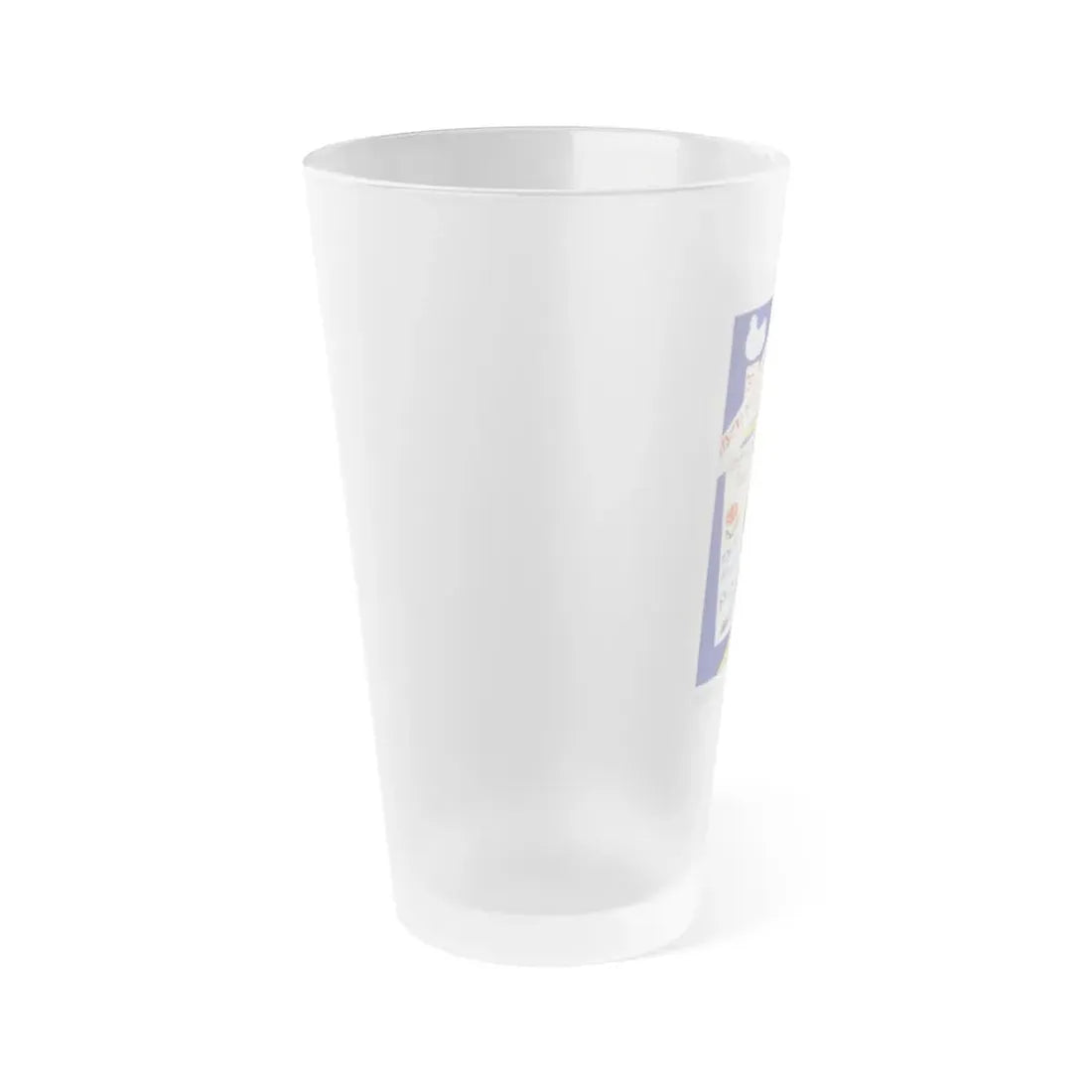 Soviet Era Poster 266 - Frosted Pint Glass 16oz - Go Mug Yourself