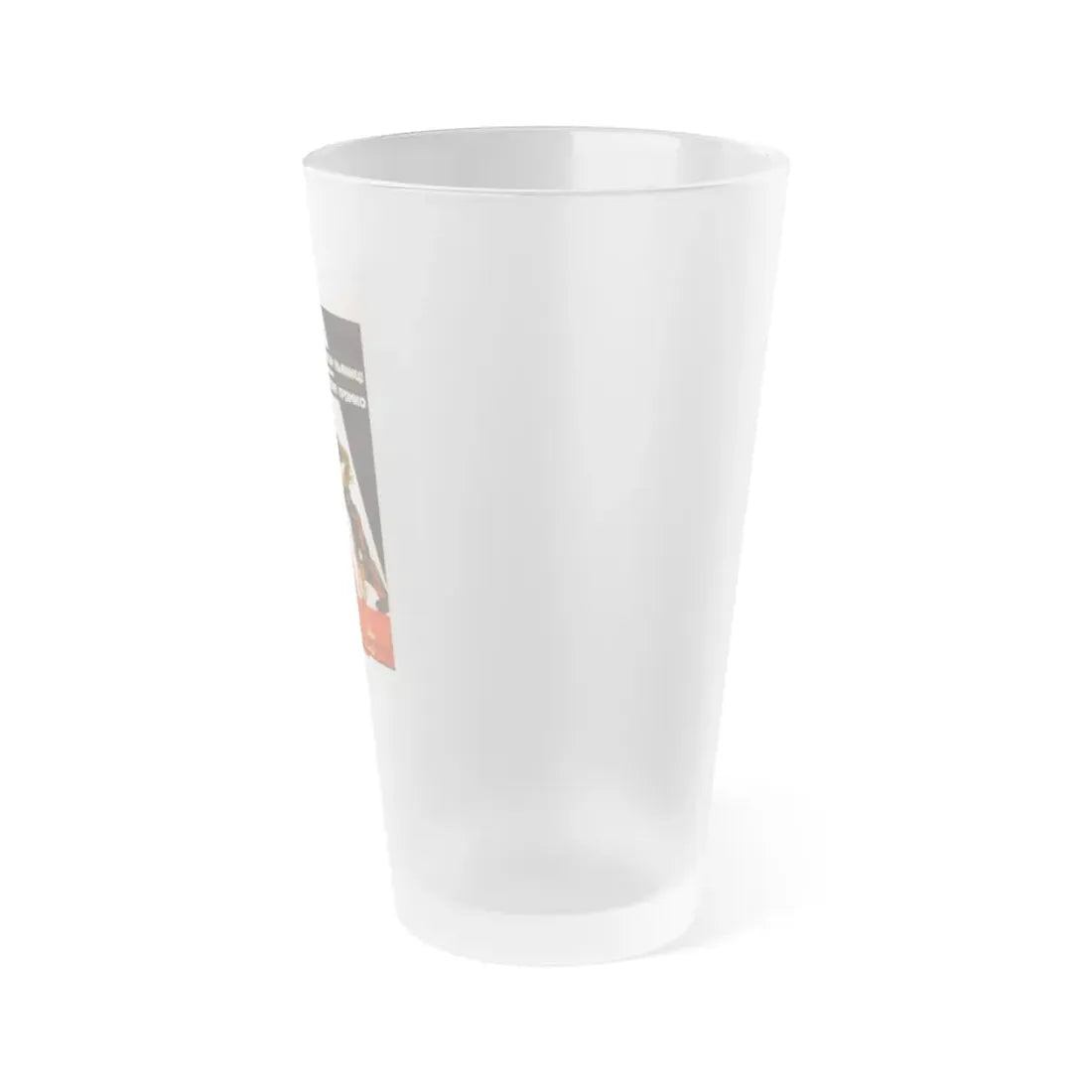 Soviet Era Poster 271 - Frosted Pint Glass 16oz - Go Mug Yourself