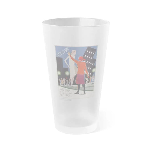 Soviet Era Poster 273 - Frosted Pint Glass 16oz 16oz Frosted - Go Mug Yourself