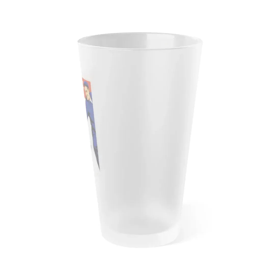 Soviet Era Poster 282 - Frosted Pint Glass 16oz - Go Mug Yourself