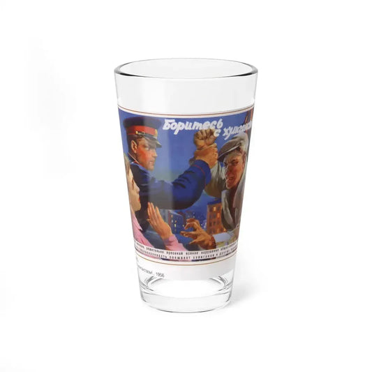 Soviet Era Poster 284 - Pint Glass 16oz 16oz - Go Mug Yourself