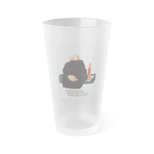 Soviet Era Poster 288 - Frosted Pint Glass 16oz 16oz Frosted - Go Mug Yourself