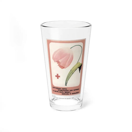 Soviet Era Poster 292 - Pint Glass 16oz 16oz - Go Mug Yourself