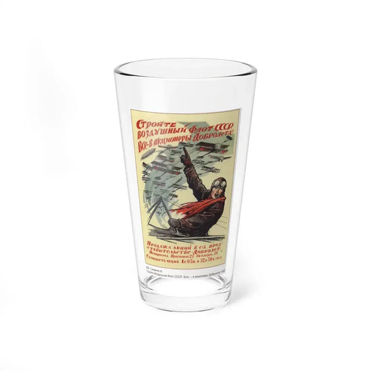 Soviet Era Poster 295 - Pint Glass 16oz 16oz - Go Mug Yourself