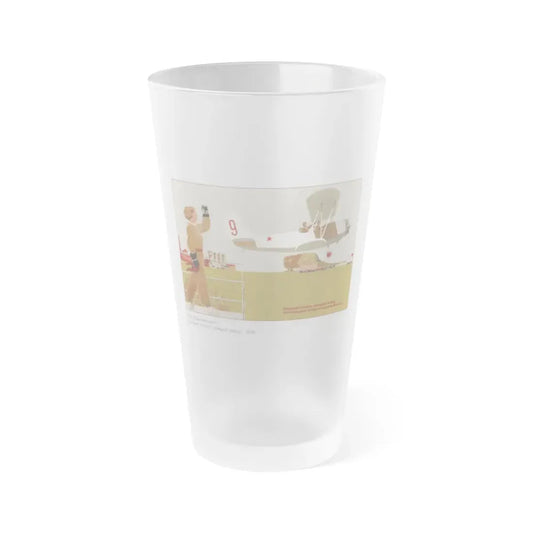 Soviet Era Poster 298 - Frosted Pint Glass 16oz 16oz Frosted - Go Mug Yourself