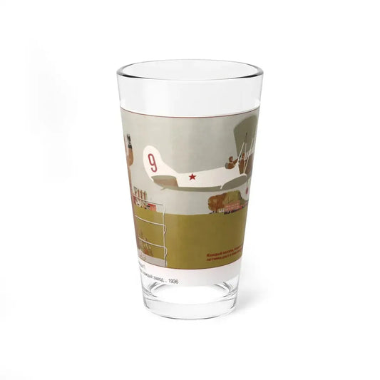 Soviet Era Poster 298 - Pint Glass 16oz 16oz - Go Mug Yourself