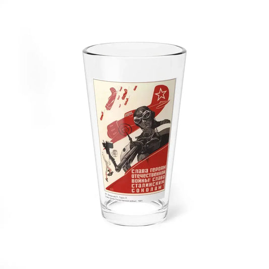 Soviet Era Poster 306 - Pint Glass 16oz 16oz - Go Mug Yourself
