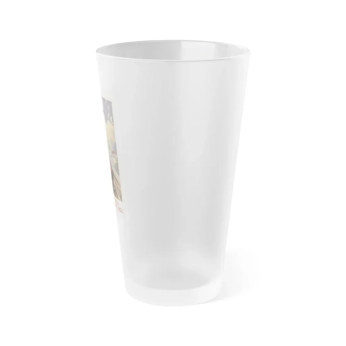 Soviet Era Poster 307 - Frosted Pint Glass 16oz - Go Mug Yourself
