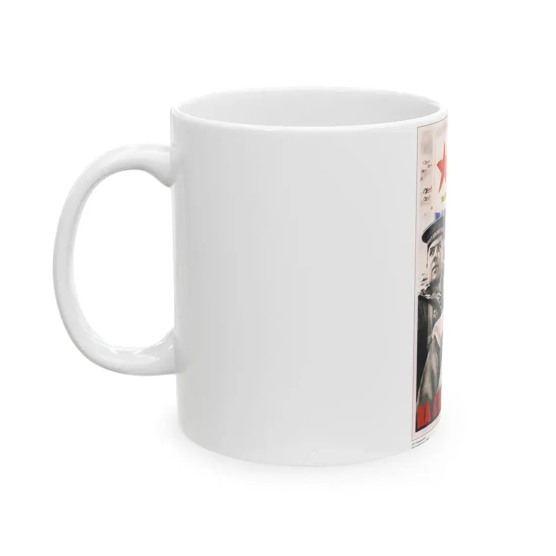 Soviet Era Poster 311 - White Coffee Mug - Go Mug Yourself